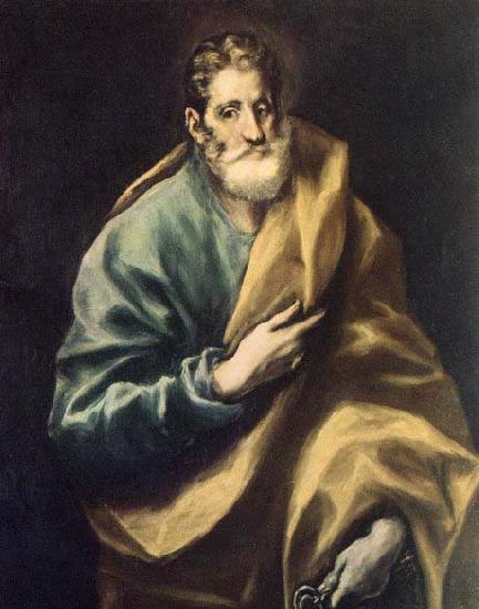 El Greco Apostle St Peter oil painting image